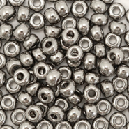 Miyuki 6/0 rocailles Plated nickel anthracite 6-190