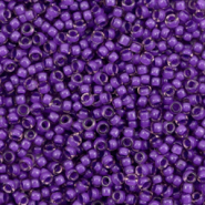 Miyuki 11/0 rocailles Semi frosted dark lilac lined light amethyst 11-1932