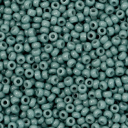 Miyuki 11/0 rocailles Duracoat opaque eucalyptus green 11-4481