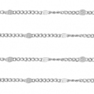 Benodigdheden van Stainless steel Roestvrij staal (RVS) jasseron schakel Zilver