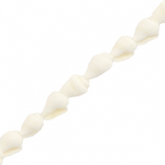 Schelp kralen wulkje White