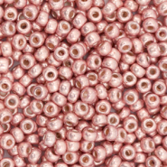 Miyuki 8/0 rocailles Duracoat galvanized dark coral pink 8-4209