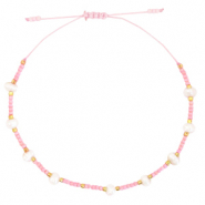 Hippe armbanden parel Miyuki Pink