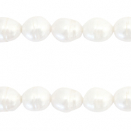 BQ Zoetwater parels rice 12x10mm Natural white