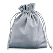 Velvet sieradenzakje Grey