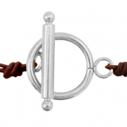 Benodigdheden van Stainless steel Roestvrij staal (RVS) kapittelslot 14mm Zilver