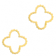 Bedels van Stainless steel Roestvrij staal (RVS) tussenstuk flower Goud