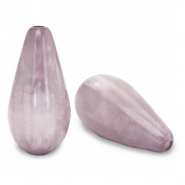 Polaris kralen druppel vorm Mosso shiny Lavender aura