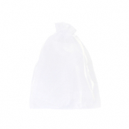 Organza sieradenzakje 9x12cm White