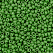 Miyuki 11/0 rocailles Opaque green 11-411