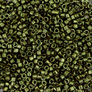 Miyuki kralen 11/0 delica's Metallic olive green DB-11