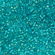 Miyuki kralen 11/0 delica's Fancy lined teal blue DB-2380