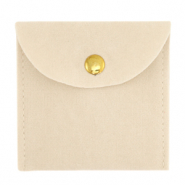 Sieradenzakje Beige
