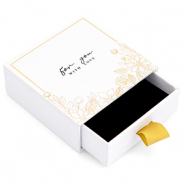 (Cadeau) doosje voor sieraden "for you with love" White