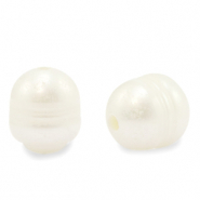 BQ Zoetwater parels rice 12x10mm Natural white