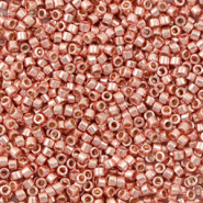 Miyuki kralen 11/0 delica's Duracoat galvanized rose gold DB-2503
