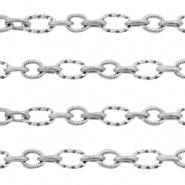 Benodigdheden van Stainless steel Roestvrij staal (RVS) jasseron ankerketting Zilver