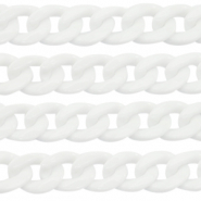 Acryl schakels 22mm White