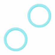Elastiek eindjes Light blue