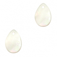 Schelp hanger special drop White (natuurlijke kleur)