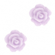 Roosje kralen 10mm Pastel lilac
