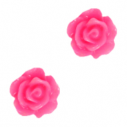 Roosje kralen 10mm Magenta pink
