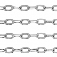 Benodigdheden van Stainless steel Roestvrij staal (RVS) jasseron ankerketting Zilver