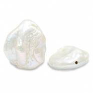 BQ Zoetwater parels irregular round Natural white