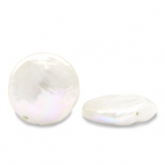 BQ Zoetwater parels coin Natural white