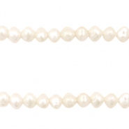 BQ Zoetwater parels rond 4mm Natural white