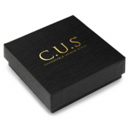 Doos voor sieraden C.U.S&reg; 10x10cm Black-gold