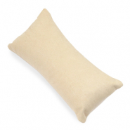 Sieraden display kussentje velvet Natural beige