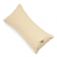 Sieraden display kussentje velvet &hearts; Natural beige