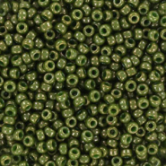 Miyuki 11/0 rocailles Opaque luster kaki green 11-2539L