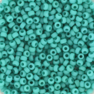 Miyuki 11/0 rocailles Opaque matte turquoise green 11-412F