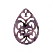 Hangers van resin barok druppel Purple