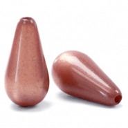 Super Polaris kralen druppel vorm shiny Rouge blush