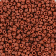 Miyuki 11/0 rocailles Opaque matte burnt sienna red 11-2315