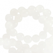 Kralen natuursteen kwarts 8mm White