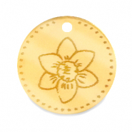 Bedels Plexx 20mm Birth flower December-Narcissus Gold