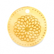 Bedels Plexx 20mm Birth flower November-Chrysant Gold