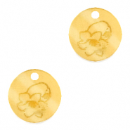Bedels Plexx 12mm Birth flower May-Lily of the valley Gold