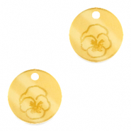 Bedels Plexx 12mm Birth flower February-Violet Gold