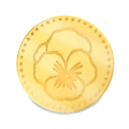 Cabochons Plexx 20mm Birth flower February-Violet Gold