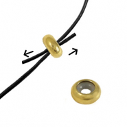 Benodigdheden van Stainless steel Roestvrij staal (RVS) bead stopper 6x3mm Gold