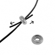 Benodigdheden van Stainless steel Roestvrij staal (RVS) bead stopper 6x3mm Silver