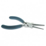Beadsmith rondbek tang 2-8mm Aqua blue-zilver