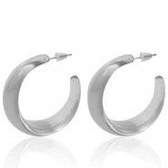 Musthave oorbellen creolen Grey