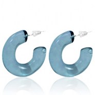 Musthave oorbellen creolen Jeans blue