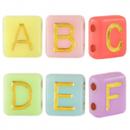 Acryl letterkralen Multicolour